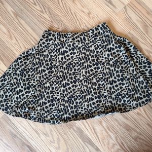 PINK Victoria's Secret A-line skater skirt, US women's size S, cheetah print